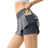 2 in 1 running shorts